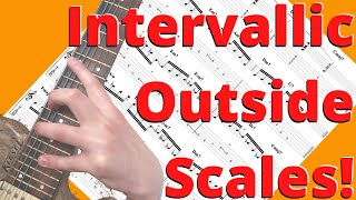 2quotOutsidequot Intervallic Approach to ScalesFrom Linear Shapes to Intervallic SubstitutionsFusion 🎸 [upl. by Nils487]