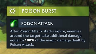 Poison Burst Dota 2 [upl. by Enaxor]