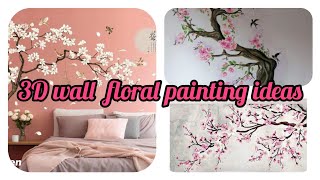 Latest wall painting ideaswall decoration with paintingwall painting designwall stencils painting [upl. by Pack]