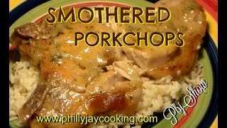 SMOTHERED Baked Pork Chops Pork Chops amp GRAVY Recipe [upl. by Zahc]