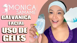 GALVANICA FACIALNUSKIN 🌸INSTRUCCIONES DE USO DE GELES [upl. by Houston]