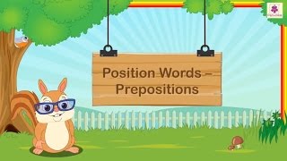 Position Words  Preposition  English Grammar amp Composition Grade 1  Periwinkle [upl. by Eryt]