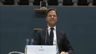 Ondervraging Mark Rutte  Parlementaire ondervragingscomissie [upl. by Yxor]