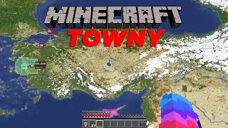 Gerçek Dünya Haritalı Minecraft Towny Sunucusu  RonemaCraft [upl. by Gilroy193]