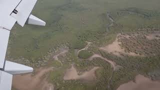 The Gambia  Approach to Banjul International Airport on a TUIFly 737 Max 8 [upl. by Eneleahcim]