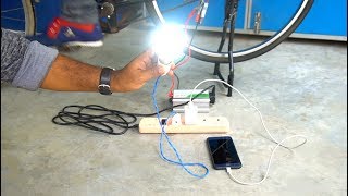 Bicycle Generator  Exercise and Generate Electricity [upl. by Melicent759]