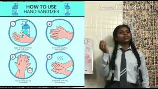 Video By student on PRECAUTIONS TO BE TAKEN TO STAY SAFE FROM COVID 19 CLASS XII LPS PDV [upl. by Onailimixam]