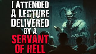 quotI Attended A Lecture Delivered By A Servant Of Hellquot Scary Stories from The Internet  Creepypasta [upl. by Trillby]