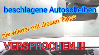 Beschlagene Scheiben Auto Autoscheiben beschlagen  Mit diesen Tipps nervt dich das nie wieder [upl. by Dnalel]