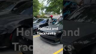 Hellcats and trackhawks hellcat trackhawk cars srt youtubeshorts fastcars jeep [upl. by Ioves]