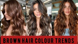 Gorgeous Brown HairColour Trends Dropdead Gorgeous Dark Brown Hair Colour Ideas  stylesforall [upl. by Engamrahc]