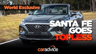 EXCLUSIVE 2019 Hyundai Santa Fe Cabriolet Review [upl. by Cozmo]