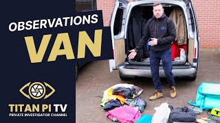 Observations Van Setup for Covert Surveillance Deployments [upl. by Sidra]