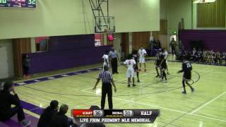 Albany vs Encinal High School Boys Basketball 2ND HALF LIVE 11417 [upl. by Neraa]