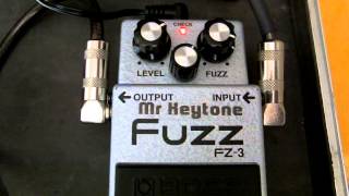 Boss FZ3 quotMr Keytonequot Mod pedal demo Msm workshop [upl. by Lodmilla]