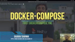 3 Docker Compose in Hindi  Create First dockercomposeyml file [upl. by Nomma]