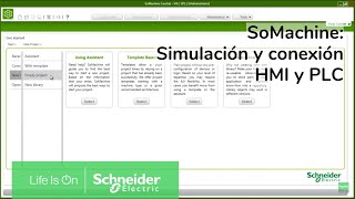 Tutorial  SoMachine Simulación y conexión entre HMI y PLC [upl. by Florencia]