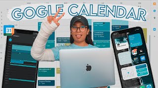 google calendar para estudiantes 📆l colores  organización  tutorial [upl. by Stroup]