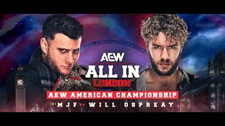 Highlights AEW All In London 2024  MJF c vs Will Ospreay [upl. by Nomead]