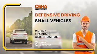 Defensive Driving Course for Small Vehicles  Online Training Certificate [upl. by Nnewg]