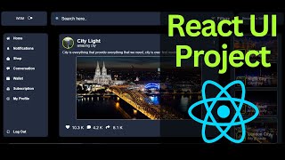 Reactjs UI Project In Hindi  Reactjs Project for Beginners [upl. by Shandra]