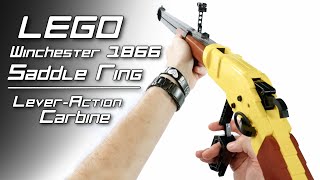 LEGO Winchester 1866 Saddle Ring LeverAction Carbine [upl. by Kwang]