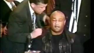 Teddy Atlas yelling and pushing George Foreman [upl. by Reyam182]