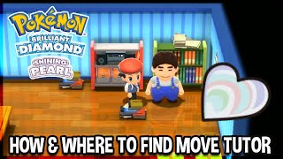 How and Where to Find the Move Tutor in Pokémon Brilliant Diamond amp Shining Pearl [upl. by Fenny]