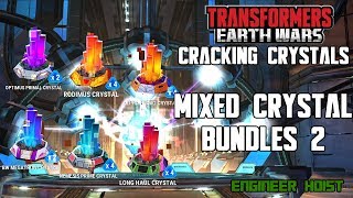 Transformers Earth Wars  Mixed Crystal Bundles 2 [upl. by Atilrac]