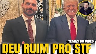 2 DEU RUIM PRO STF EDURDO BOLSONARO POSTA VIDEO SOBRE ASSESSOR DE TRUMP TRETA ENTRE BOLSONARO E G [upl. by Heriberto457]