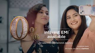 PC Chandra Jewellers EMIKaroRelaxKaro  0 Interest EMI on selected Gold amp Diamond Jewellery [upl. by Hoover808]