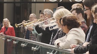 60 opera singers raise the roof of shopping centre with chorus from Verdis Aida [upl. by Glynias]