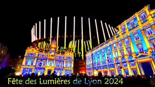 Les plus GROS spectacles de la FÊTE DES LUMIÈRES de LYON 2024 [upl. by Chrystel]