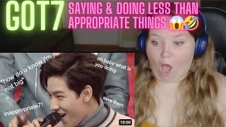 🤣 FIRST Reaction to GOT7 Saying amp Doing Less Than APPROPRIATE THINGS 😱 [upl. by Maynord5]