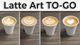 Latte Art Tutorial  ToGo Latte Art [upl. by Garfield]