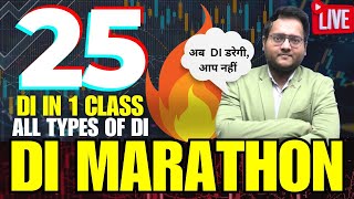 DI Marathon  25 DI in 1 Class  DI Complete Marathon for All Bank Exams  All Types of DI  Harshal [upl. by Kellene630]