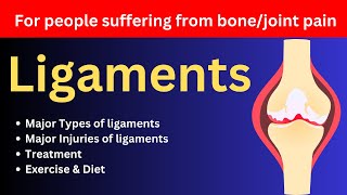 Ligaments are tough bands of fibrous tissue that connect bones or cartilage at a joint [upl. by Amsirak]