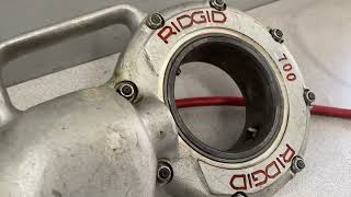 Ridgid 700 Pipe Threader R331 [upl. by Pris888]