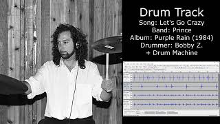 Lets Go Crazy Prince • Drum Track [upl. by Ad]