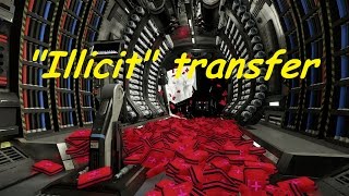 Star Citizen quotillicitquot goods transfer [upl. by Noreik]