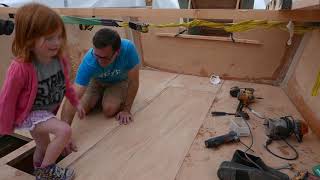 Building our GT27 Houseboat Part 3 [upl. by Musihc]