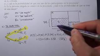 EBAU EVAU PAU Matemáticas Aplicadas CCSS II 2010 CyL Probabilidad Total y Bayes [upl. by Yelhak]