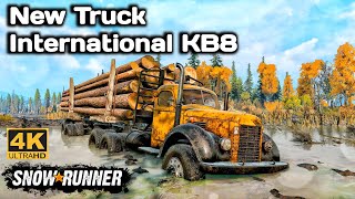 New Truck International KB8F In SnowRunner Season 14 [upl. by Atinrev]