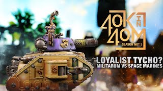 Space Marines vs Astra Militarum 2000 point 9th edition Warhammer 40k Battle Report [upl. by Kcam472]