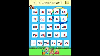 TUTORIAL MENULIS HURUF A UNTUK KANAK KANAK [upl. by Nels]