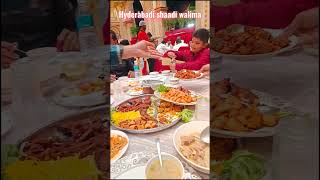 Nawabon ka khana Hyderabadi Walima  do pal song [upl. by Aihn454]