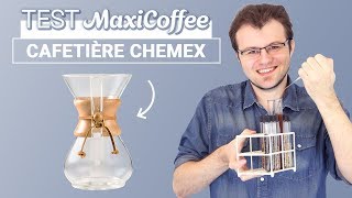 CAFETIERE CHEMEX  Cafetière Slow Coffee  Le Test MaxiCoffee [upl. by Kerril419]