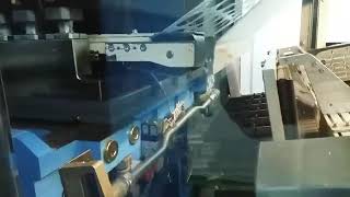 KIEFEL KTR 5 In mould cutting Hongzu Thermoforming Trialtest [upl. by Aerdnuahs800]