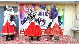 Isa Andy Mahara Haryana Dance by Students of Chirag Public School Narwana [upl. by Jenne463]