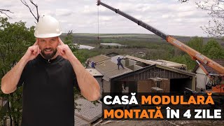 Casă asamblată în 4 zile Află cum se montează o casă modulară [upl. by Towny96]